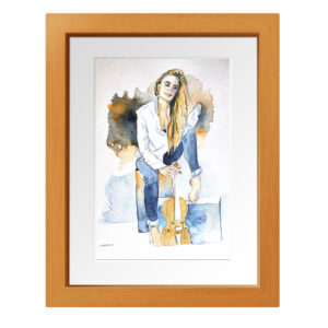 atelier-suter-aquarellbild-esther-abrami-violine-2021-michael-suter